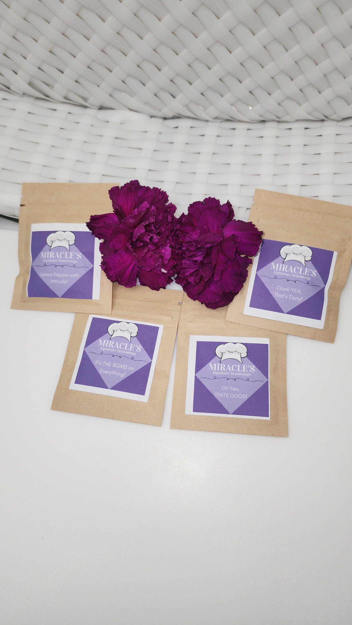 Seasoning Sample Bundle - 5 Pack Chef Miracle's Signature Seasonings